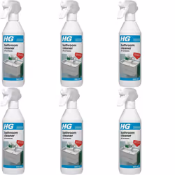HG Bathroom Cleaner All Surfaces, 500ml Spray (147050106) (Pack of 6)