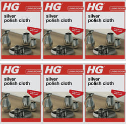 HG Silver Polish Cloth   (495000106) (Pack of 6)
