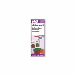 HG Stain Away 6, Removes Ballpoint Pen Ink, Stubborn Food & Colouring Marks, 50ml (425005106) (Pack of 6)