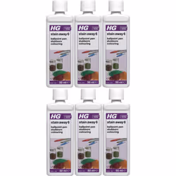 HG Stain Away 6, Removes Ballpoint Pen Ink, Stubborn Food & Colouring Marks, 50ml (425005106) (Pack of 6)