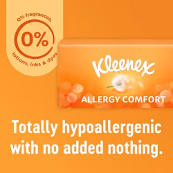 Kleenex Tissue Allergy Comfort Tissue Pack of 6