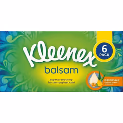 Kleenex Balsam Tissues Box (Pack of 6)