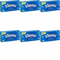 Kleenex Original Tissue Box, 70 Pieces (Pack of 6)