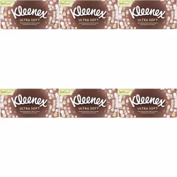 Kleenex Ultra Soft Tissues - 80 Tissues in box (Pack of 6)