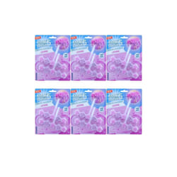 Max Flush Lavender Toilet Rim Block Cleaner (Twin Pack) (Pack of 6)