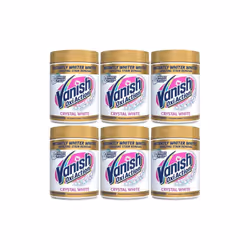 Vanish Fabric Stain Remover Gold Oxi Action Powder Crystal Whites470g(2505) (Pack of 6)