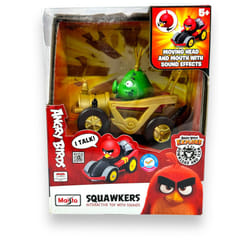 RED or GREEN ANGRY BIRDS SQUAWKERS Interactive Car - Green Pig