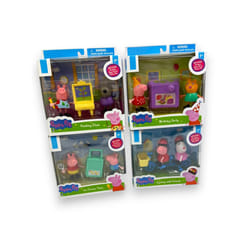 Peppa Pig 3" 2-Pk Figures. 4 Sets to Choose - Set of all 4