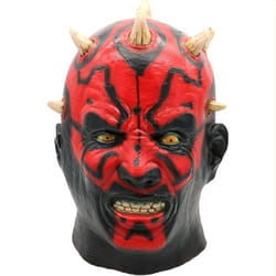 Darth Maul Latex Full Head Mask for Halloween Cosplay & Fancy Dress CH-B102