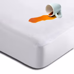 Dolce Vari Permium 100% Waterproof Terry Towel Mattress Protector Topper Cover 40cm Depth Fitted Bed Sheets Waterproof & Brea ...