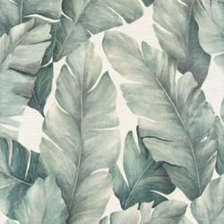 Kew Tropical Leaf Textured Vinyl Wallpaper Limetree - Green