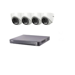HIKVISION CCTV SYSTEM 5MP DS-2CE72HFT-F KIT - 4 Cameras, 4TB