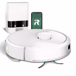 iRobot Roomba 105 Combo Robot + AutoEmpty Dock, Bagless, White, Round, Dust bag, 3 wheel(s), Charging, Purification