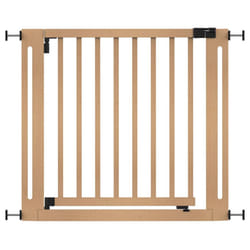Safetots Wooden Elegance Gate - Natural, 87cm - 95cm