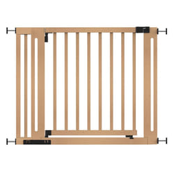 Safetots Wooden Elegance Gate - Natural, 97cm - 105cm