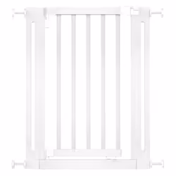 Safetots Wooden Elegance Gate - White, 63cm - 71cm