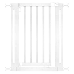 Safetots Wooden Elegance Gate - White, 63cm - 71cm