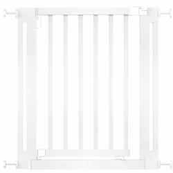 Safetots Wooden Elegance Gate - White, 71cm - 79cm