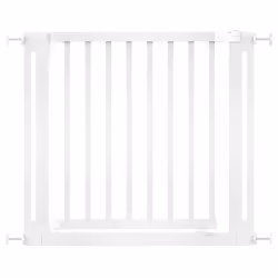 Safetots Wooden Elegance Gate - White, 87cm - 95cm