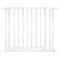 Safetots Wooden Elegance Gate - White, 87cm - 95cm