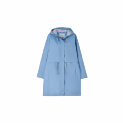 LightHouse Women's Pippa Coat - Ladies 3/4 length Waterproof Spring Summer Outdoor Coat with Hood - 12, Soft Denim