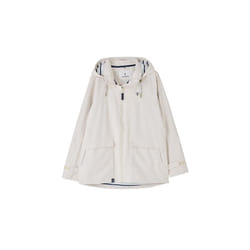 LightHouse Women's Beachcomber Waterproof Jacket - Ladies Windproof Spring Sumer Outdoor Coat with Hood - 20, Cream