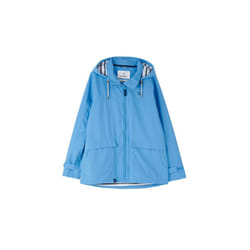 LightHouse Women's Beachcomber Waterproof Jacket - Ladies Windproof Spring Sumer Outdoor Coat with Hood - 18, New Marine Blue