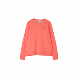LightHouse Women's Seaside Jersey - Ladies Warm Crew Neck Sweater - 14, Deep Coral