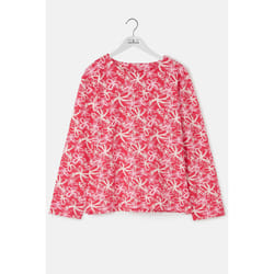 Causeway Womens Breton Top - UK 18, Raspberry Floral