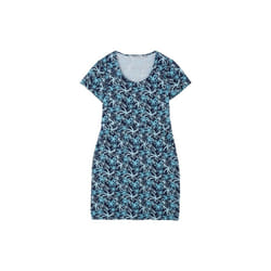 LightHouse Women's Lydia Dress - Ladies Cotton Stretch Scoop Neck Casual Dress with Pockets - 10, Navy Floral