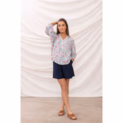 Lola Womens Blouse - UK 16, Pastel Floral