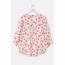 Lola Womens Blouse - UK 18, Soft Pink Floral