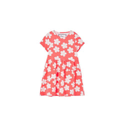 LightHouse Girls' Marnie Jersey Dress - Kids' Cotton Stretch Dress - 7-8 Yrs, Floral Print