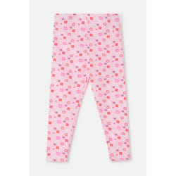Mollie Leggings Soft Cotton Stretch - 3-4 Yrs, Baby Pink Floral