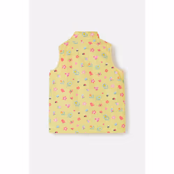 Alex Kids Printed Gilet - 1-2 Yrs, Spring Garden