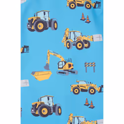 Alex Kids Printed Gilet - 3-4 Yrs, Tractor Wind Turbine
