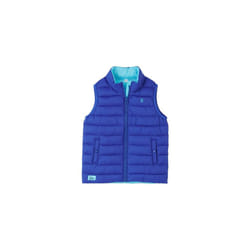 LightHouse Boys' Abel Gilet - Kids' Padded Vest with Recycled Fill - 5-6 Yrs, Navy