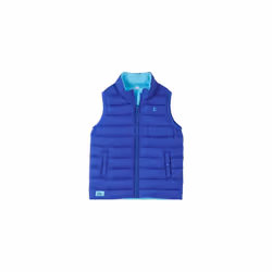 LightHouse Boys' Abel Gilet - Kids' Padded Vest with Recycled Fill - 7-8 Yrs, Navy