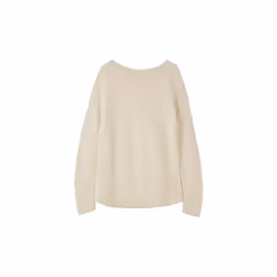 LightHouse Women's Pearl Crew Neck Jumper - Ladies Warm Round Neck Sweater - 16, Cream