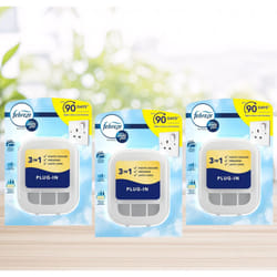 3x Ambi Pur Plug In 3 Volution Air Freshener Dispenser For Oil Refill