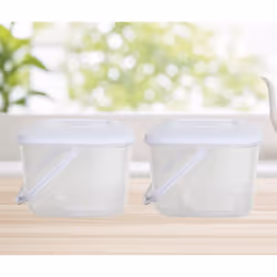 2x 6L Food Storage Container with Handle Kitchen Dry Food Storage