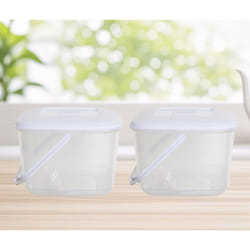 2x 6L Food Storage Container with Handle Kitchen Dry Food Storage
