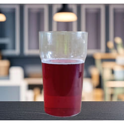 100 Rigid Plastic Pint Glasses Pint To Brim Reusable Catering Glass