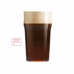 100 Rigid Plastic Pint Glasses Pint To Brim Reusable Catering Glass