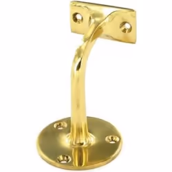 4 Brass Staircase Handrail Bracket Brass 63mm With Screws S2575