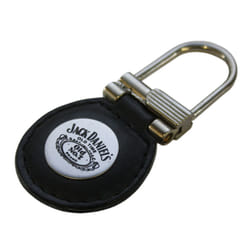 Jack Daniels Leather Keyring With Plaque