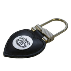 Jack Daniels Leather Keyring With Plaque