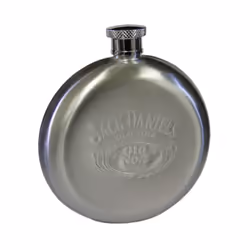 Jack Daniels Round Hip Flask