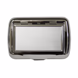 Satin Chrome Tobacco Tin 1oz