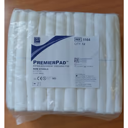 Premier Dressing Pad Non Sterile 20cm x40cm Pack of 12 - REF: PM1164